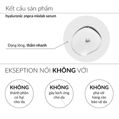 Tinh Chất Giảm Mụn Ekseption Hyaluronic ZnPCA Mixlab Serum Kiểm Soát Dầu 75ml