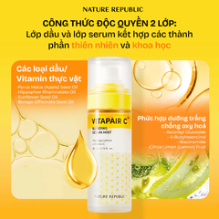 Tinh Chất Dạng Xịt Nature Republic Vitapair C Blending Serum Mist Dưỡng Ẩm, Dưỡng Sáng Chống Oxy Hóa 80ml