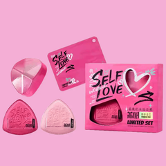 Set Bông Mút Trang Điểm Kèm Hộp Đựng Lishu Self Love Powder Puff Limited Set