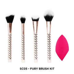 Bộ Cọ Trang Điểm Vacosi Flawless Face Brush Kit (Phiên Bản Golden Dragon)