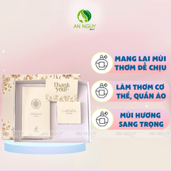 Set Nước Hoa Nữ Maison Alhambra Delilah Blanc + Sáp Nến Thơm