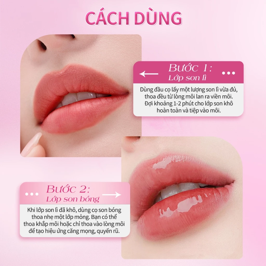 Son 2 Đầu Lì & Bóng Barenbliss Multiverse of Me Dual Lip Cream 2,5g + 3,5g