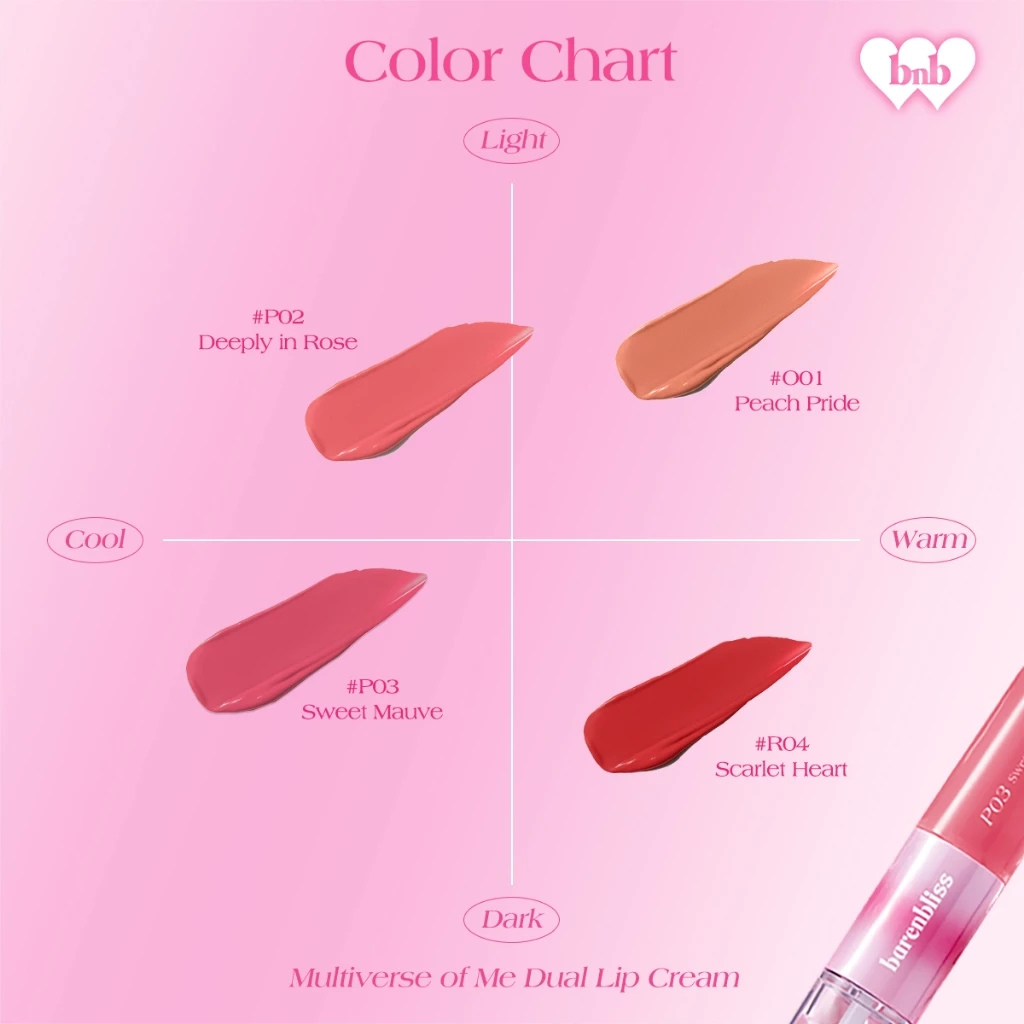 Son 2 Đầu Lì & Bóng Barenbliss Multiverse of Me Dual Lip Cream 2,5g + 3,5g