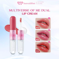 Son 2 Đầu Lì & Bóng Barenbliss Multiverse of Me Dual Lip Cream 2,5g + 3,5g