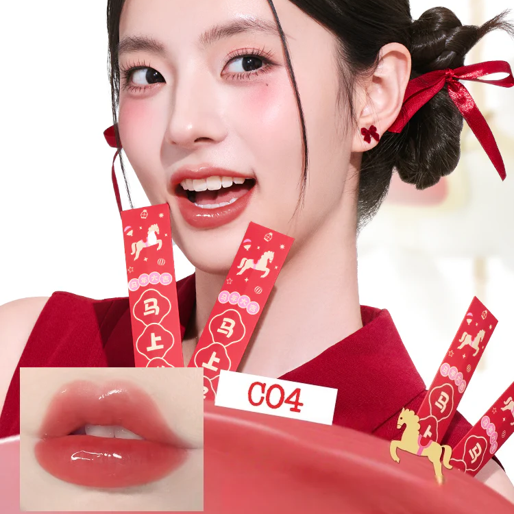Son Tint Bóng Colorkey Lasting Essence Lip Lacquer (Giới Hạn Năm Con Ngựa) 3ml