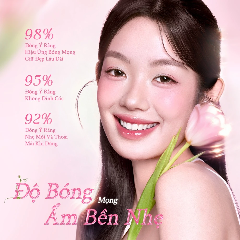 Son Kem Bóng Focallure Juicy Mirror Lip Gloss Căng Bóng Tự Nhiên 1.8g
