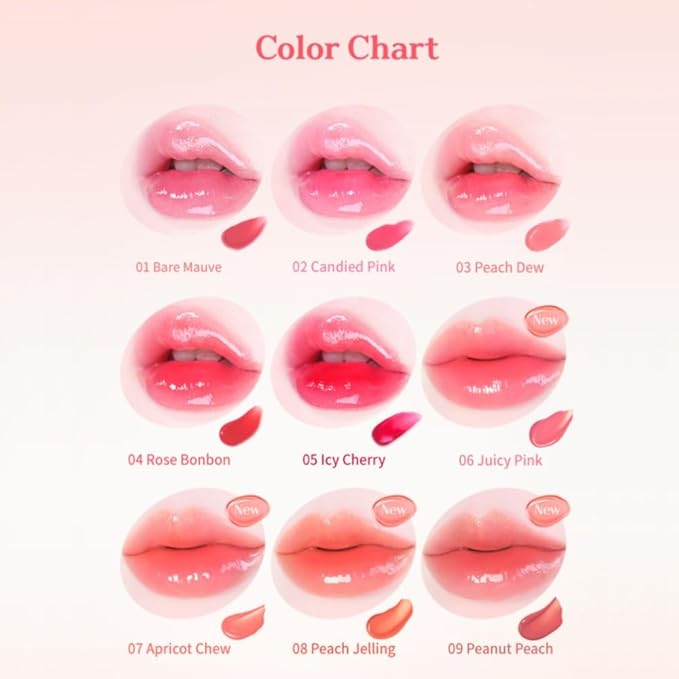 Son Bóng Pha Lê MQNY Dewy Water Glow Lip Tint Dưỡng Ẩm, Mềm Mịn Môi 3.5g