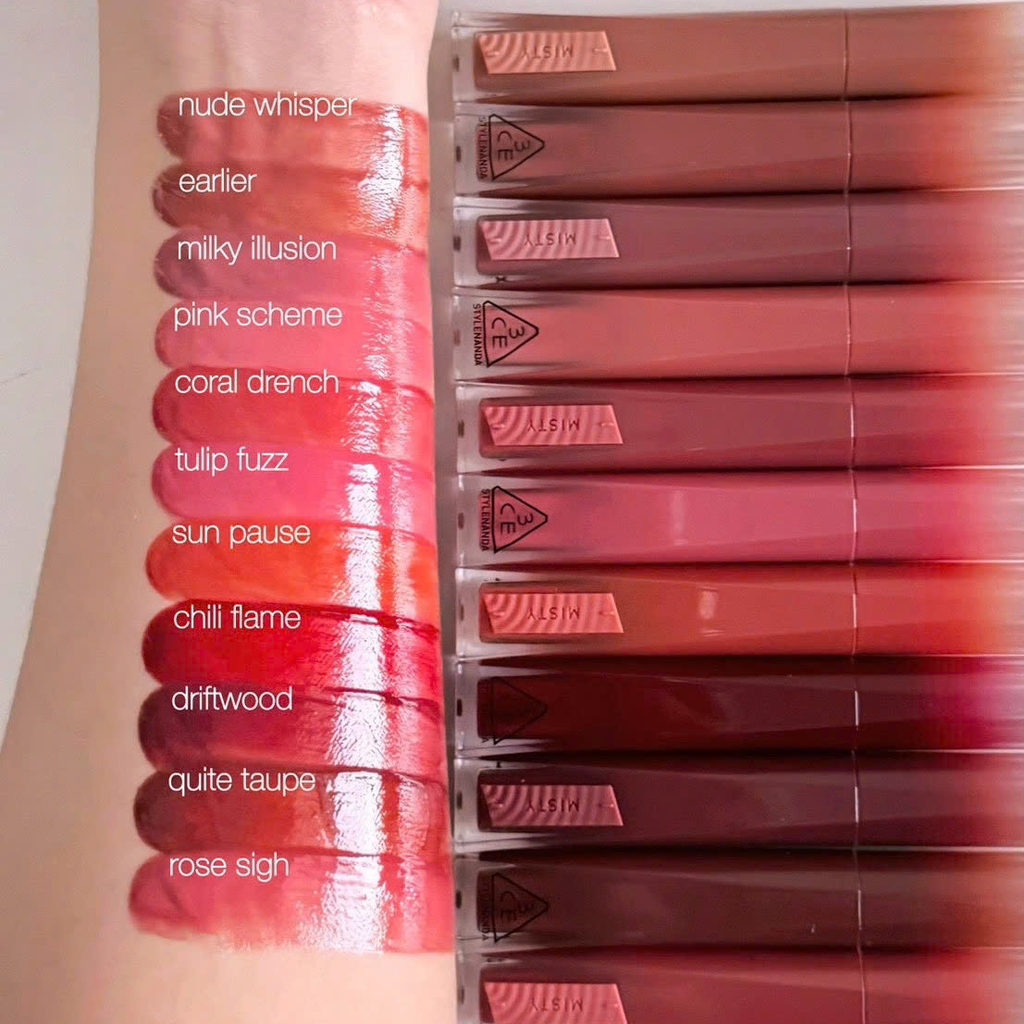Son Bóng 3CE Misty Lip Bare 4.6g