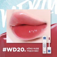 Son Tint Bóng Merzy New Watery Dew Tint Ẩm Mịn, Lâu Trôi Cho Đôi Môi Căng Mọng 4g
