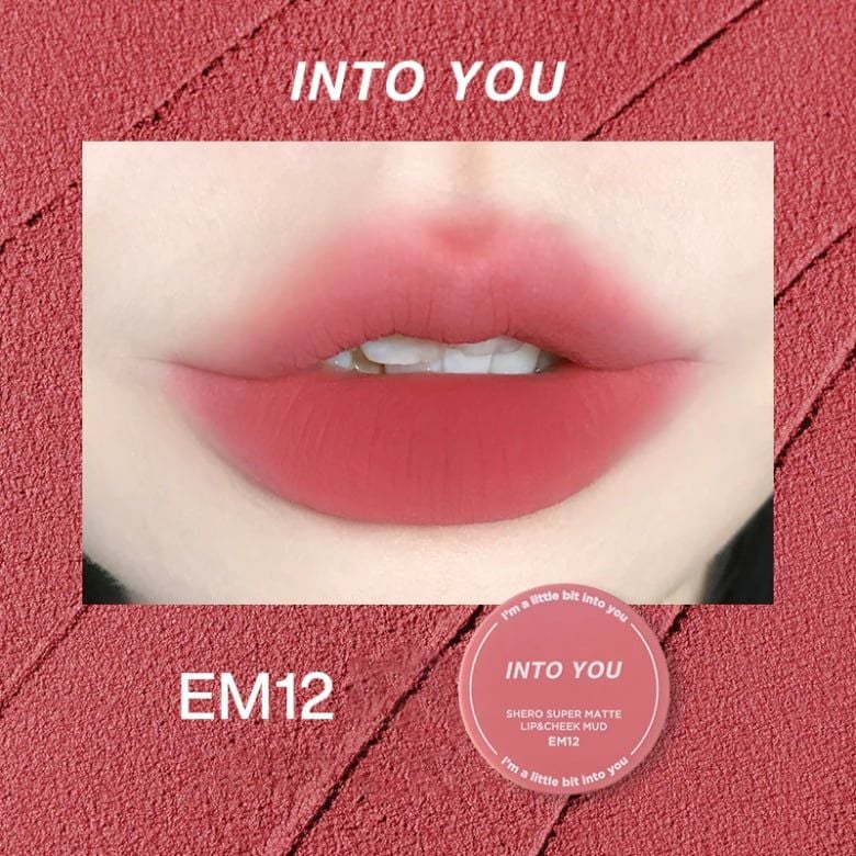 Son Môi Và Má Hồng Into You Shero Super Matte Lip & Cheek Mud 5g