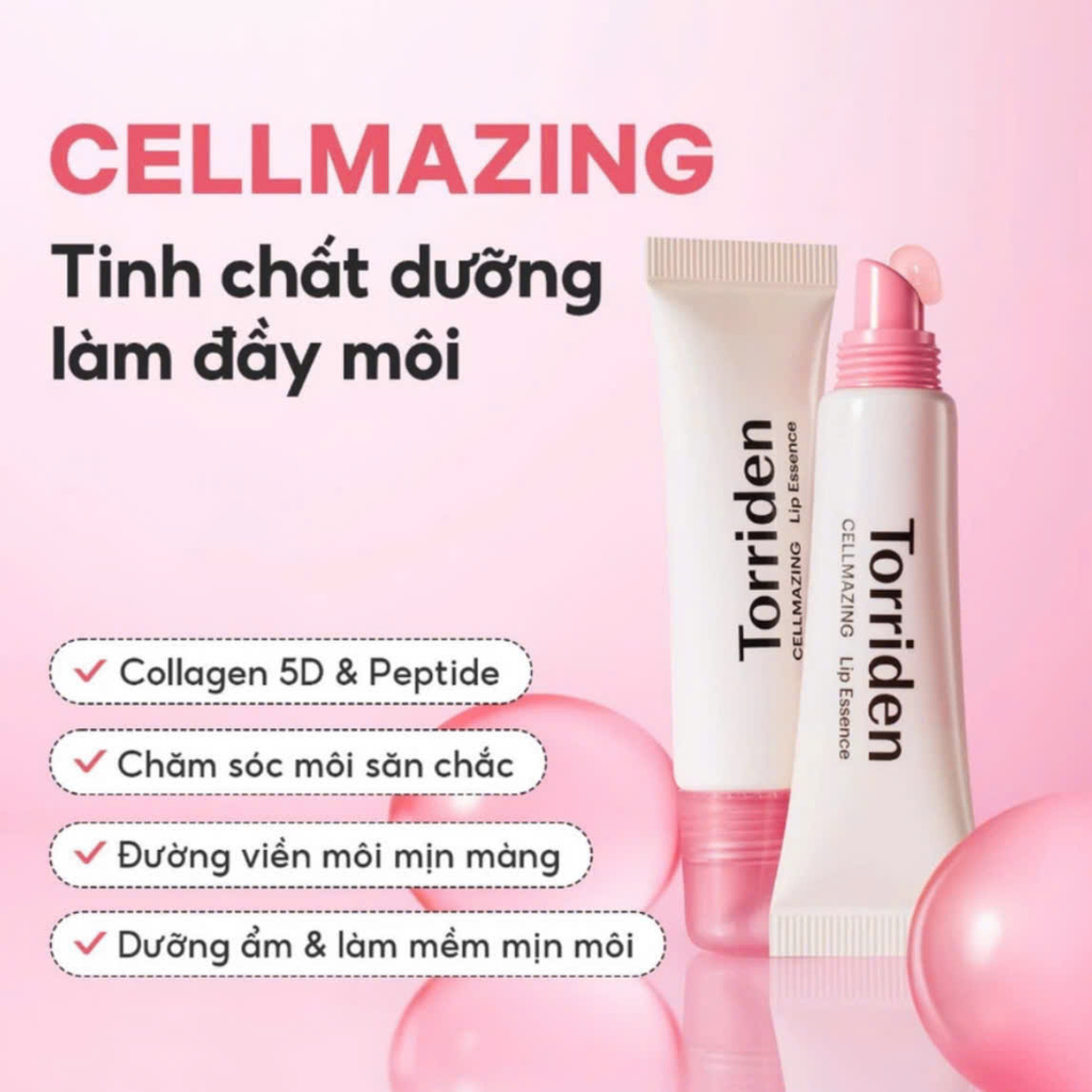 Son Dưỡng Môi Căng Mọng Torriden Cellmazing Lip Essence 11ml