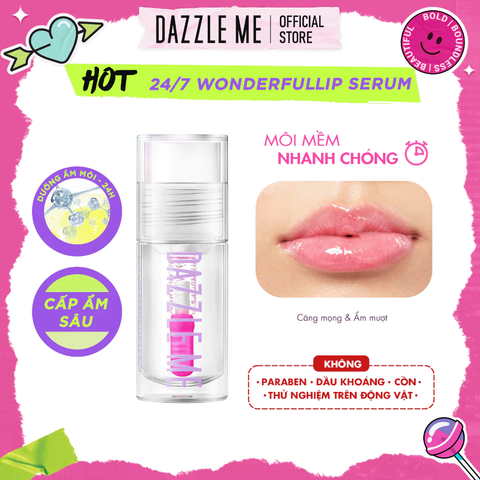 Serum Dưỡng Môi Dazzle Me 24/7 Wonderfullip Dưỡng Ẩm, Làm Mềm Môi 2g
