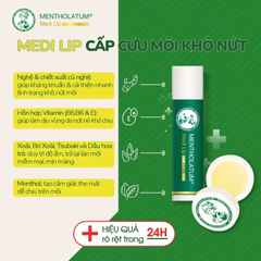 Son Dưỡng Mentholatum Medi Lip Stick Chuyên Biệt Cho Môi Khô, Nứt Nẻ 4.3g