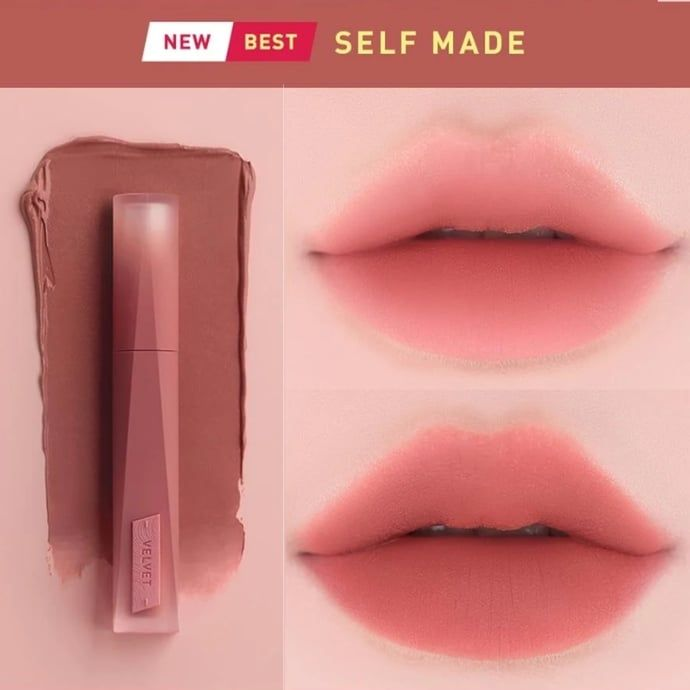 Son Kem Nhung 3CE Stylenanda Velvet Lip Tint Plush Lên Màu Chuẩn, Mịn Lì 4g