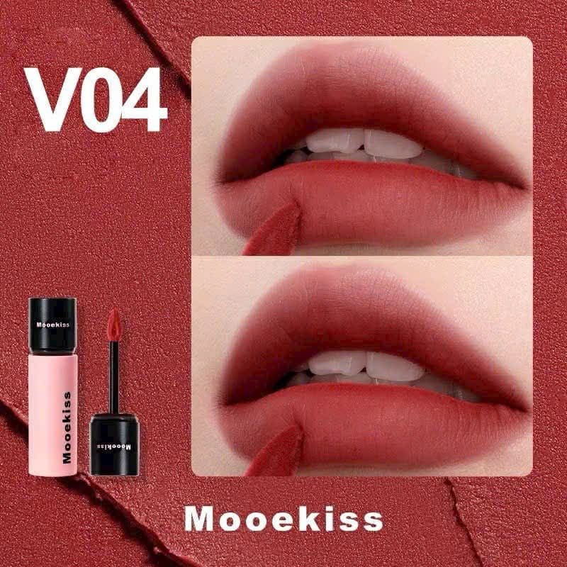 Son Kem Bùn Mooekiss Velvet Lip Mud Mịn Lì Lâu Trôi 3g