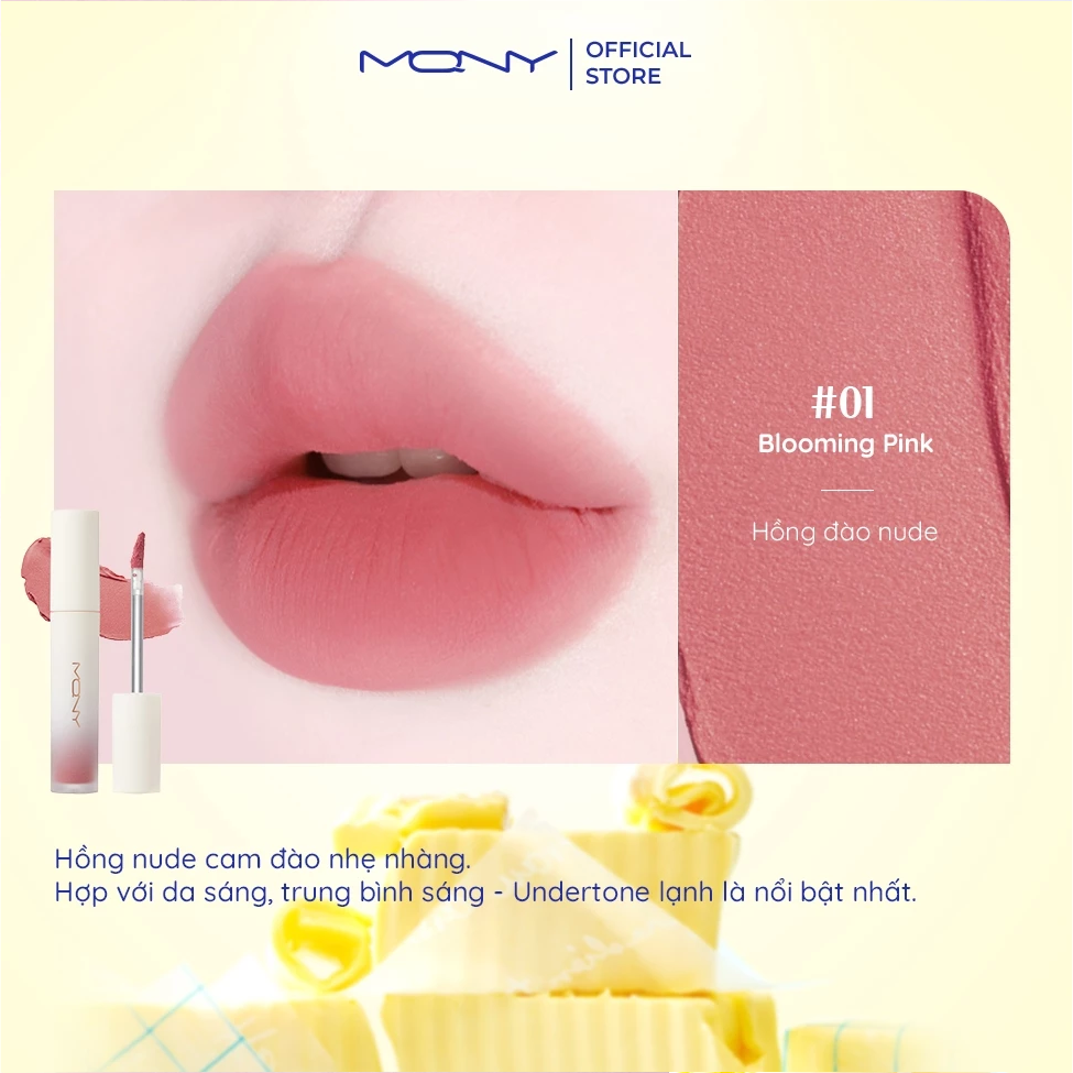 Son Kem Bùn Mịn Lì MQNY Powder Blur Tint Che Phủ Khuyết Điểm 4g