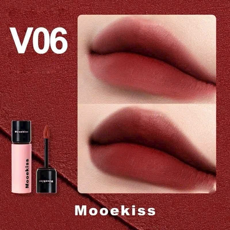 Son Kem Bùn Mooekiss Velvet Lip Mud Mịn Lì Lâu Trôi 3g