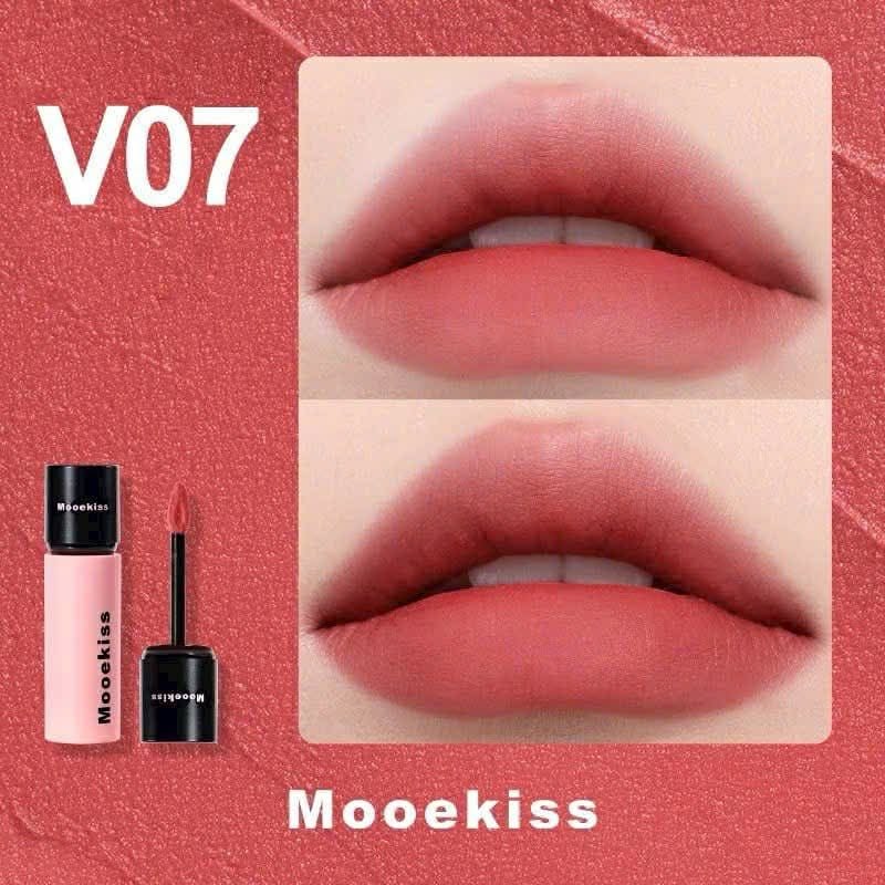Son Kem Bùn Mooekiss Velvet Lip Mud Mịn Lì Lâu Trôi 3g