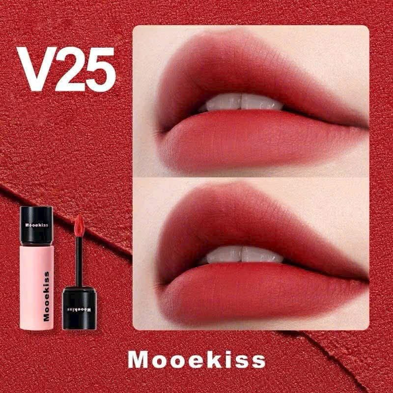 Son Kem Bùn Mooekiss Velvet Lip Mud Mịn Lì Lâu Trôi 3g
