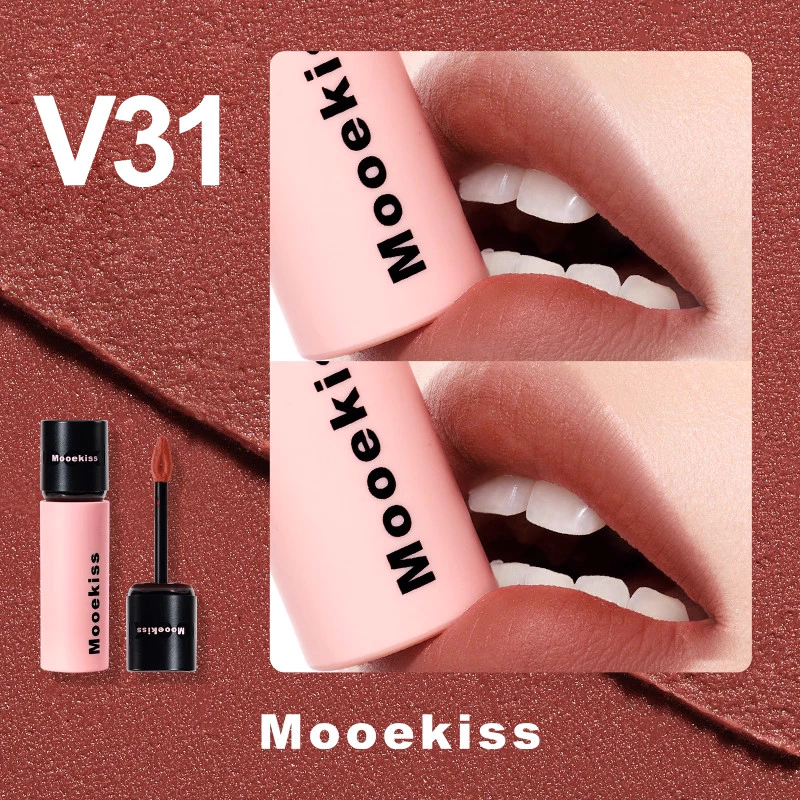Son Kem Bùn Mooekiss Velvet Lip Mud Mịn Lì Lâu Trôi 3g