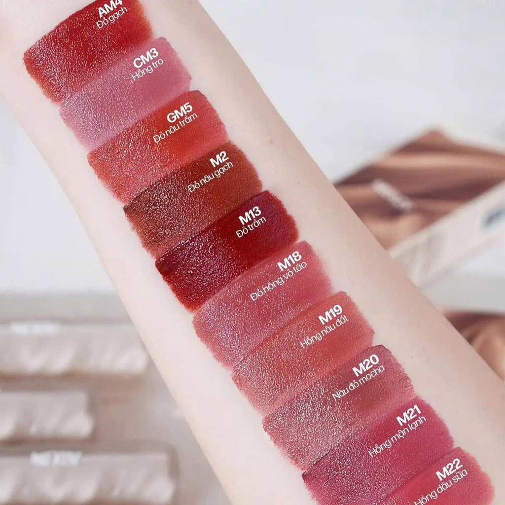 Son Kem Lì Merzy Puffer Mellow Tint Mềm Mịn, Lâu Trôi 3.7g