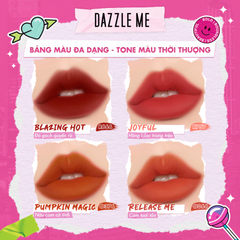 Son Kem Lì Dazzle Me Mousse Lip Cream Siêu Mịn Kháng Nước Không Làm Khô Môi 4.5g