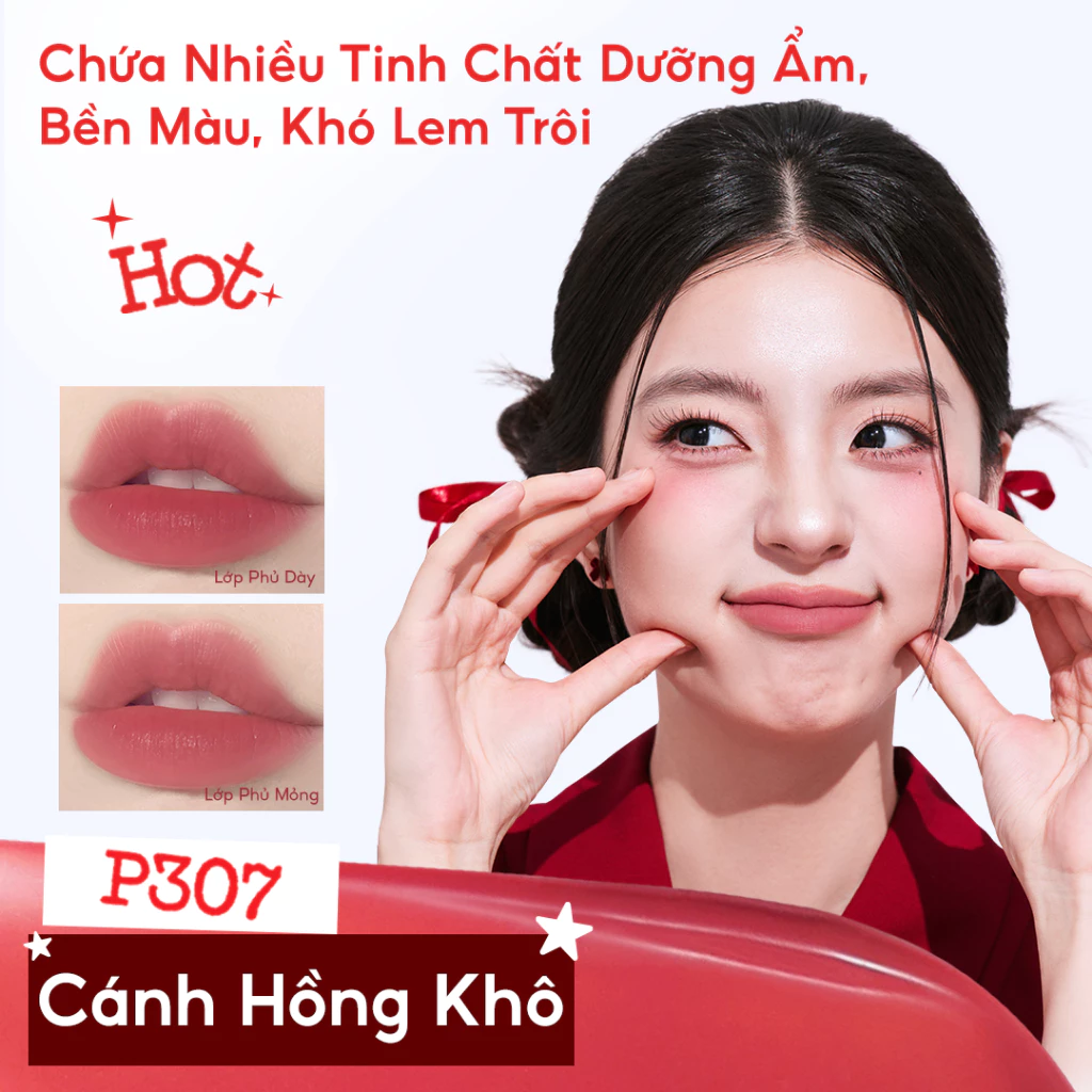 Son Tint Lì Colorkey Soft Matte Water Tint