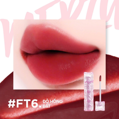 Son Tint Lì Merzy Water Fit Blur Tint Mịn Lì , Bền Màu, Fit Môi Tự Nhiên 3.7g