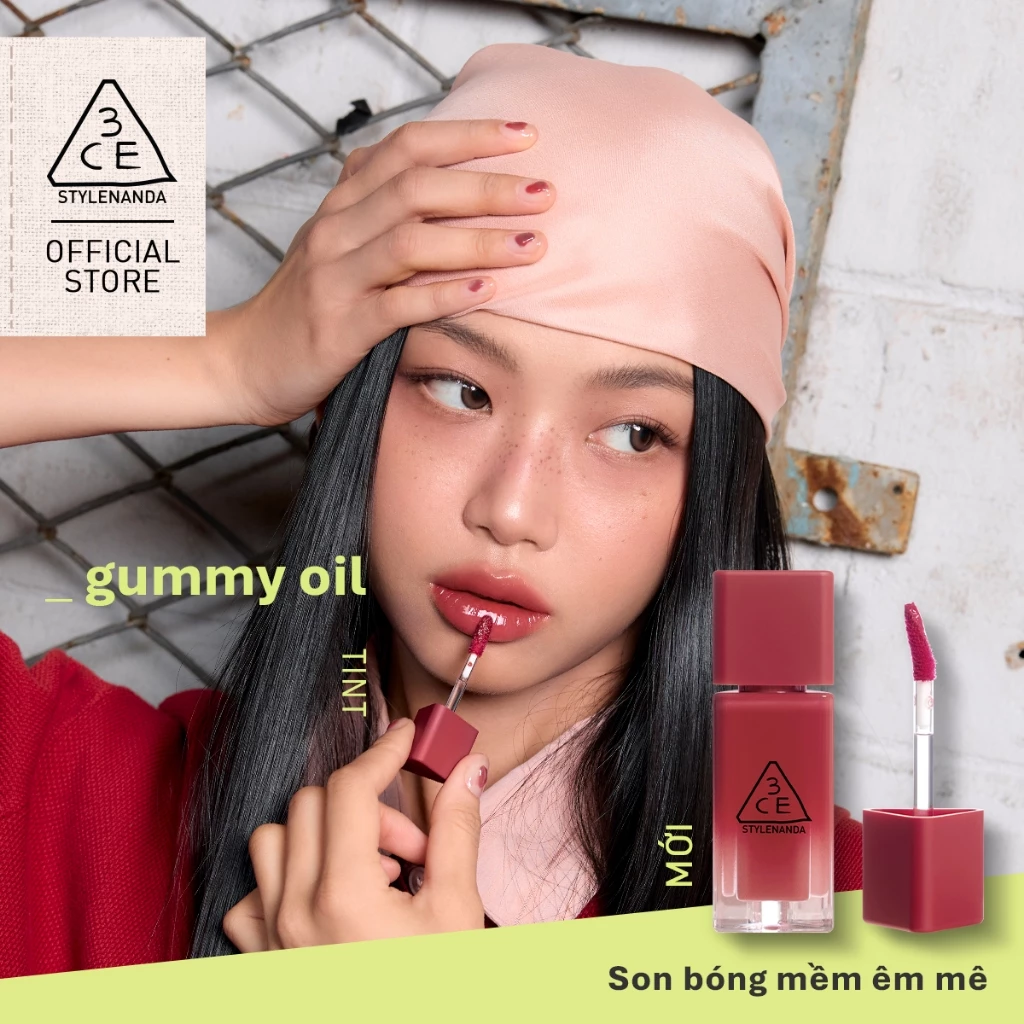 Son Tint Bóng 3CE Gummy Oil Tint 4g