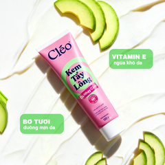 [COMBO] Kem Tẩy Lông Cléo Hair Removal Cream (Phiên Bản Mới) + Tẩy Tế Bào Da Chết Cléo Bingsu Scrub
