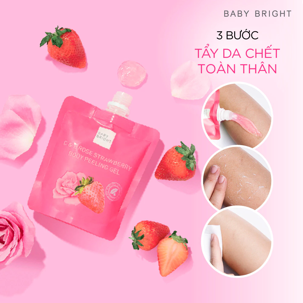 Tẩy Tế Bào Chết Toàn Thân Baby Bright Body Bath Scrub / Peeling Gel
