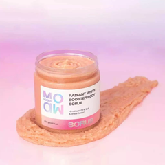 Tẩy Tế Bào Chết Toàn Thân Moaw Moaws Radiant White Booster Body Scrub Muối Hồng Sáng Da 250g