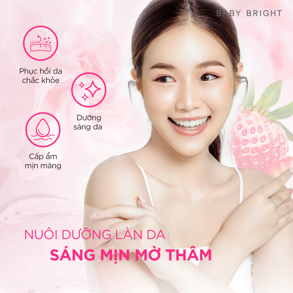 Tẩy Tế Bào Chết Toàn Thân Baby Bright Body Bath Scrub / Peeling Gel