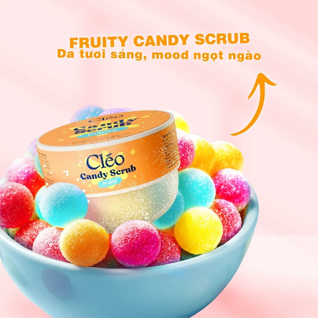 Tẩy Da Chết Body Cléo Dessert Body Hỗ Trợ Làm Sạch Lỗ Chân Lông
