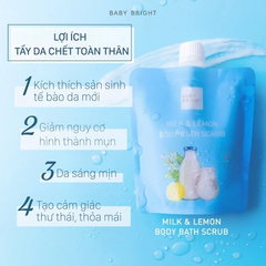 Tẩy Tế Bào Chết Toàn Thân Baby Bright Body Bath Scrub / Peeling Gel