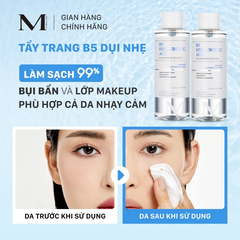 Nước Tẩy Trang Melomeli B5 Hyaluronic Acid Cleansing Water Làm Sạch Sâu Cấp Ẩm Và Làm Dịu Da
