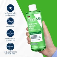 Nước Tẩy Trang Cerave Micellar Water Làm Sạch Da Hiệu Quả 400ml