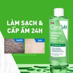 Nước Tẩy Trang Cerave Micellar Water Làm Sạch Da Hiệu Quả 400ml