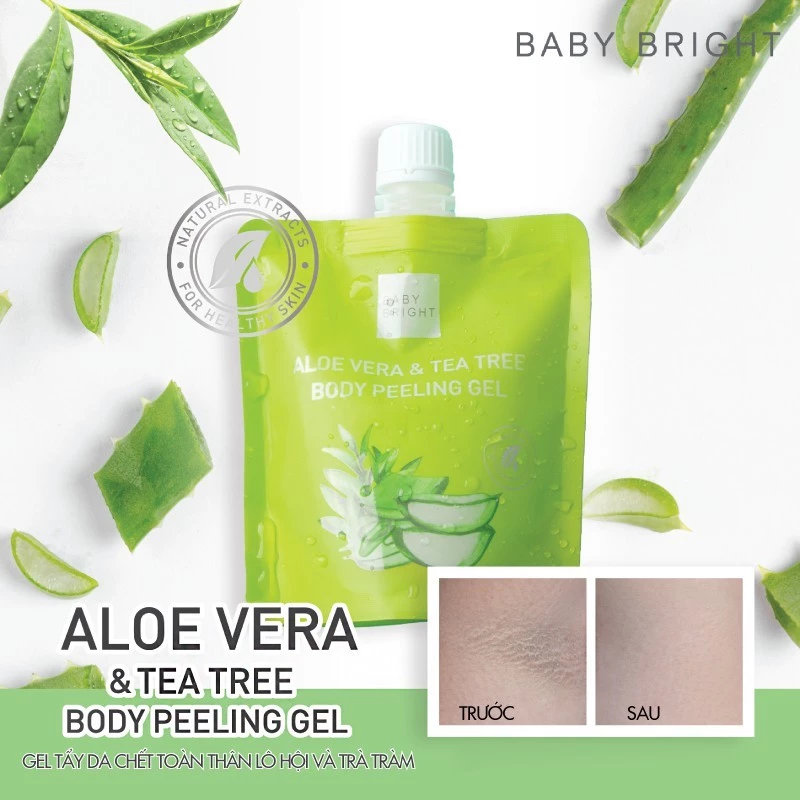 Tẩy Tế Bào Chết Toàn Thân Baby Bright Body Bath Scrub / Peeling Gel