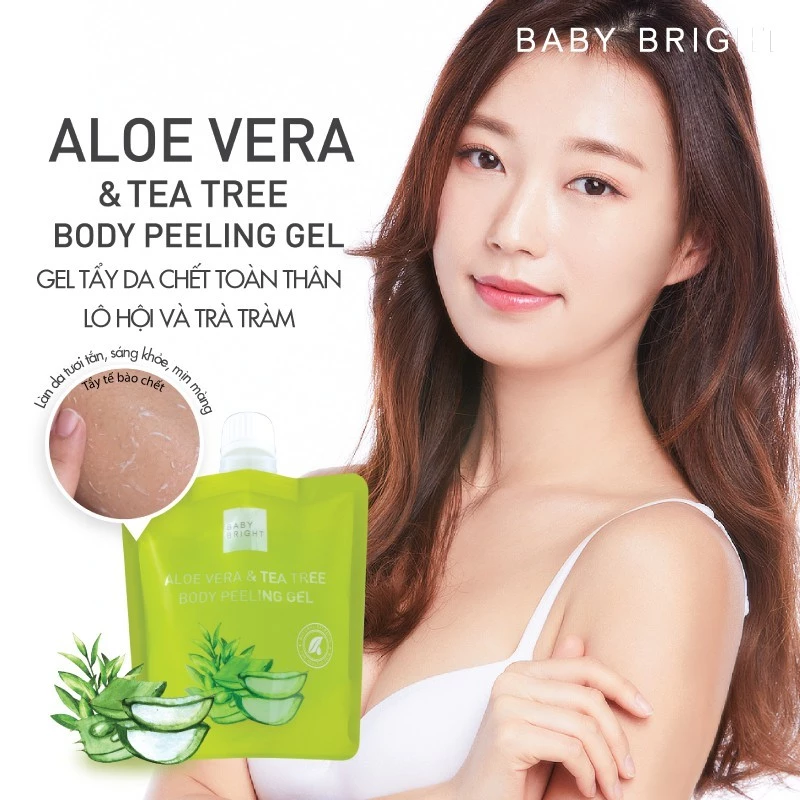 Tẩy Tế Bào Chết Toàn Thân Baby Bright Body Bath Scrub / Peeling Gel