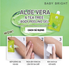 Tẩy Tế Bào Chết Toàn Thân Baby Bright Body Bath Scrub / Peeling Gel