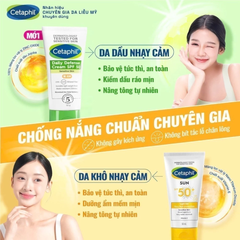 Gel Chống Nắng Cetaphil Sun SPF 50+ Light Gel Dịu Lành Cho Da Nhạy Cảm 50ml