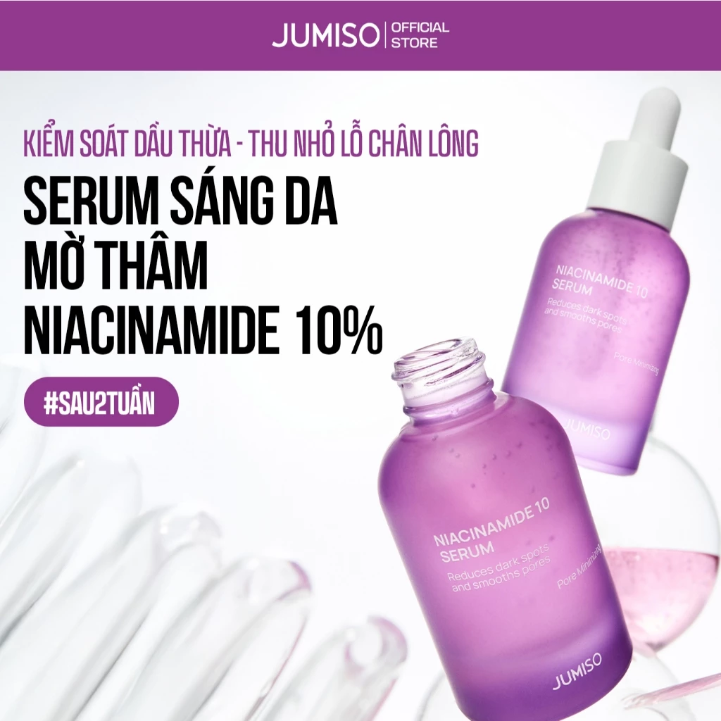 Tinh Chất Jumiso Niacinamide Serum Dưỡng Sáng Mờ Thâm 40ml