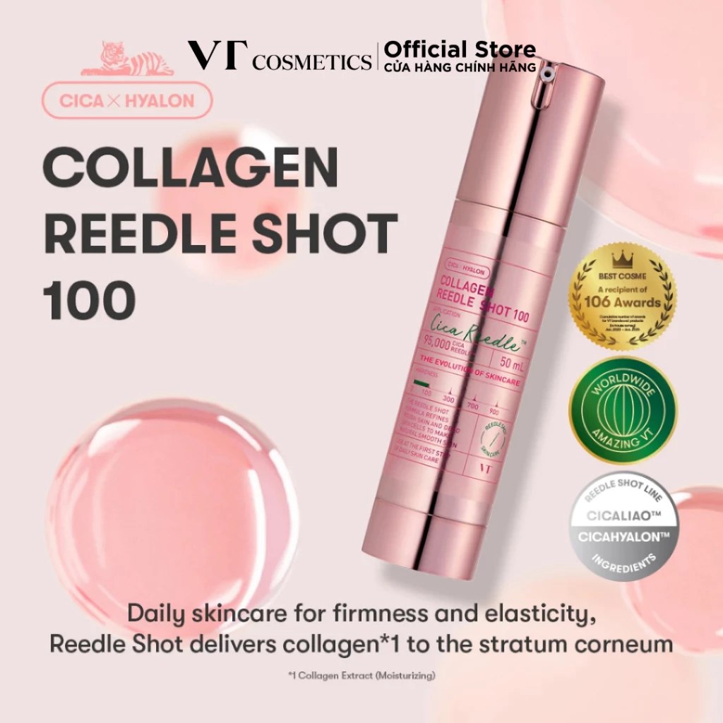Tinh Chất Vi Kim VT Cosmetics Reedle Shot 100 Cica Reedle