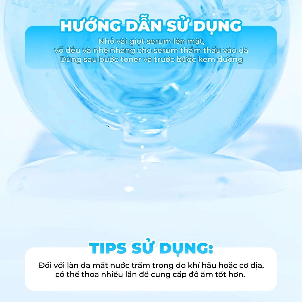 Tinh Chất Tia'm Hyaluronic Glow Serum Cấp Ẩm, Căng Bóng Da 40ml