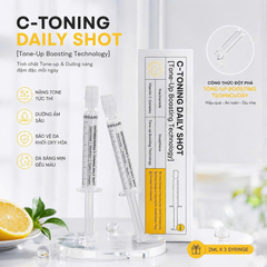 Tinh Chất Differ&Deeper C-Toning Daily Shot Tone-Up Boosting Technology Làm Sáng Da 2.5ml (Hộp 2 Ống)