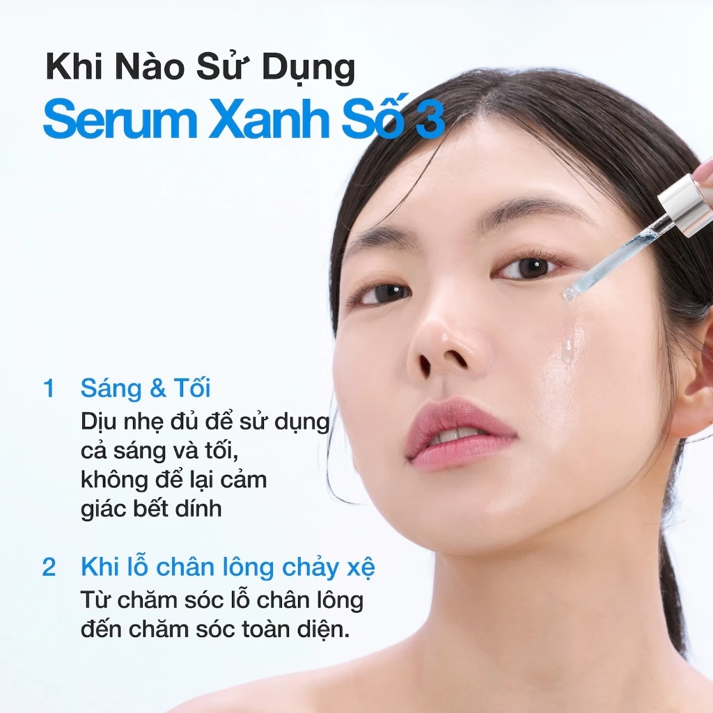 Tinh Chất Thu Nhỏ Lỗ Chân Lông Numbuzin No.3 Blue Bio-Retinol Pore Refining Serum 30ml