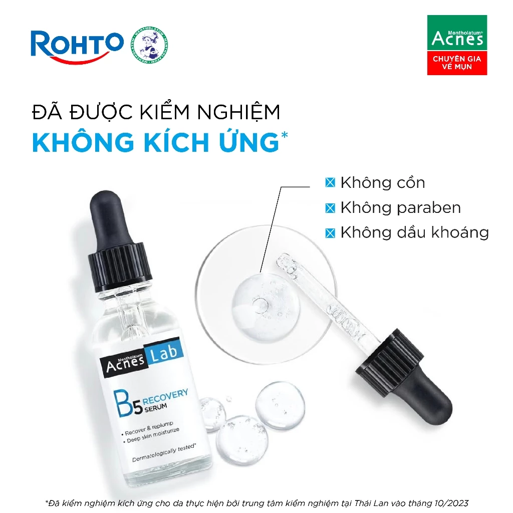 Tinh Chất Acnes Lab B5 Recovery Serum Tăng Cường Dưỡng Ẩm, Làm Dịu Da 25ml