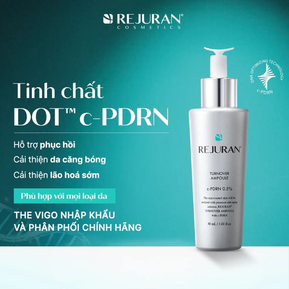 Tinh Chất Rejuran Turnover Ampoule C-PDRN 0.5% Dưỡng Ẩm Cho Da 30ml