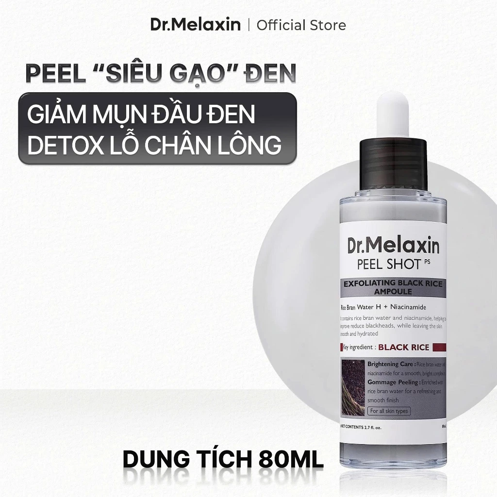 Tinh Chất Tẩy Tế Bào Chết Dr.Melaxin Peel Shot Exfoliating Ampoule 80ml